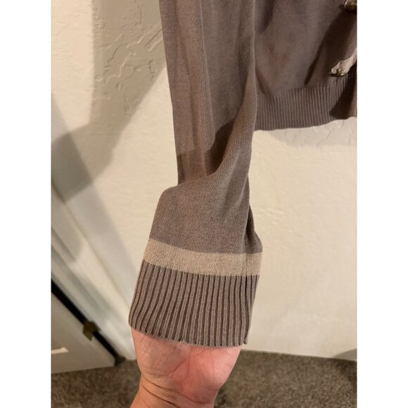 Women's size medium Cabi Cavalier 2000’s style military Style cardigan sweater - Picture 3 of 8